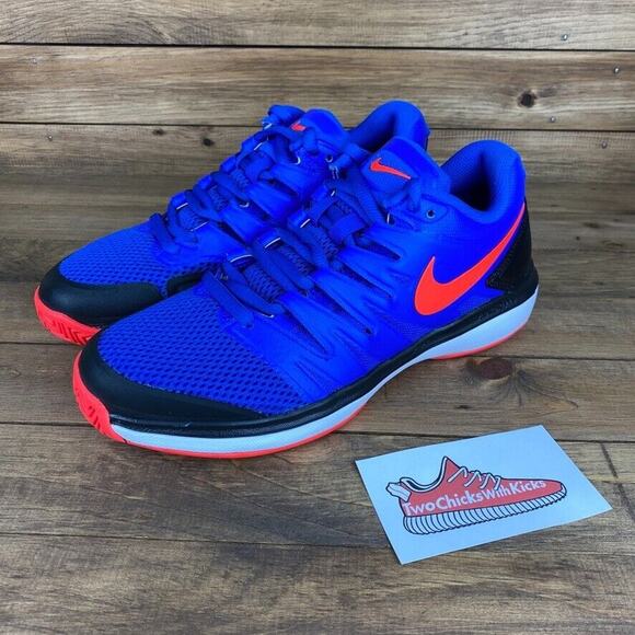 Nike Air Zoom Prestige HC Blue Red Black Tennis Shoes Mens 6.5Y, W 8 AA8020-402 main image 4